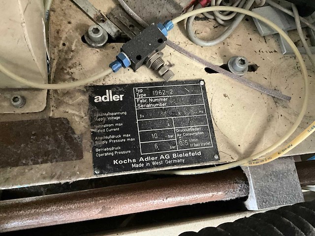 Adler 1962 2 voorbaanautomaat - afbeelding 5 van  16