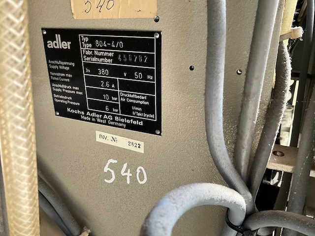 Adler 804 4/0 zakopzetautomaat - afbeelding 3 van  15