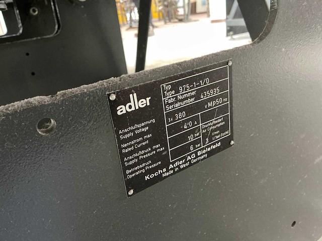 Adler 975-1-1/0 mouwhuisautomaat - afbeelding 6 van  6
