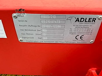 Adler k600/210 borstel - afbeelding 8 van  8
