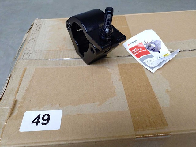 Admiral - half-coupler 58-61mm - 18x halfcoupler black - afbeelding 2 van  3