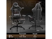 Advanced pu leather gaming chair - afbeelding 7 van  7
