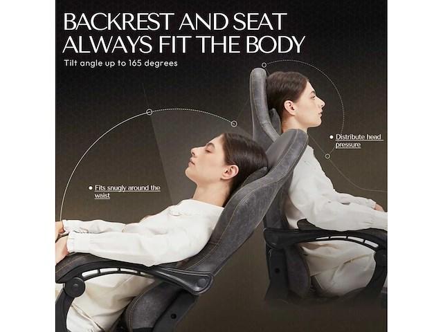 Advanced pu leather gaming chair - afbeelding 4 van  8