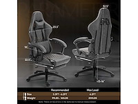 Advanced pu leather gaming chair - afbeelding 7 van  8