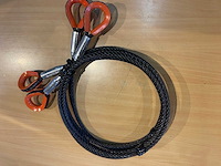 Aed rigg - steel 1t/black - 3m - orange (2x) - afbeelding 1 van  1