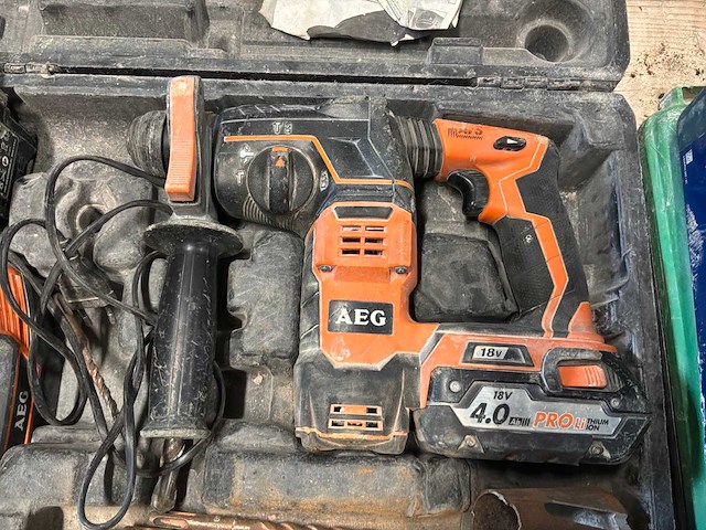 Aeg bbh 18 boormachine - afbeelding 1 van  3
