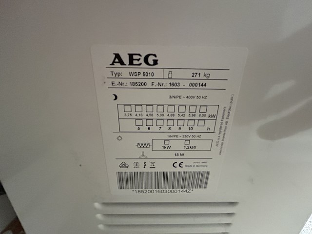 Aeg convector wsp 5010 - afbeelding 2 van  3