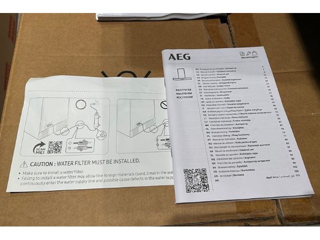 Aeg dampkap inbouw - afbeelding 4 van  4