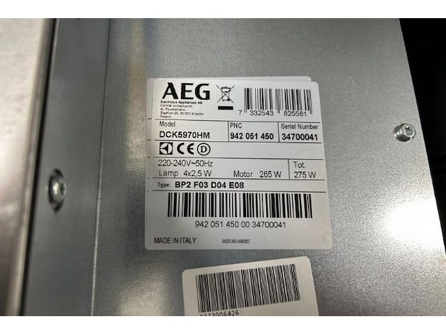 Aeg dampkap - afbeelding 6 van  7