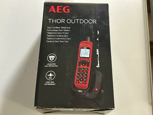 Aeg dect draadloze telefoon - afbeelding 1 van  2