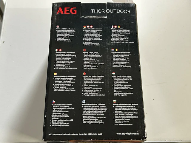 Aeg dect draadloze telefoon - afbeelding 2 van  2