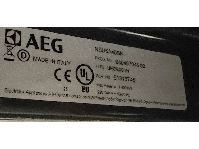 Aeg heteluchtoven, 60 cm hoog - afbeelding 2 van  11