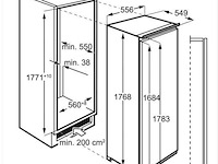 Aeg inbouwvriezer abe818e6nc - afbeelding 2 van  2