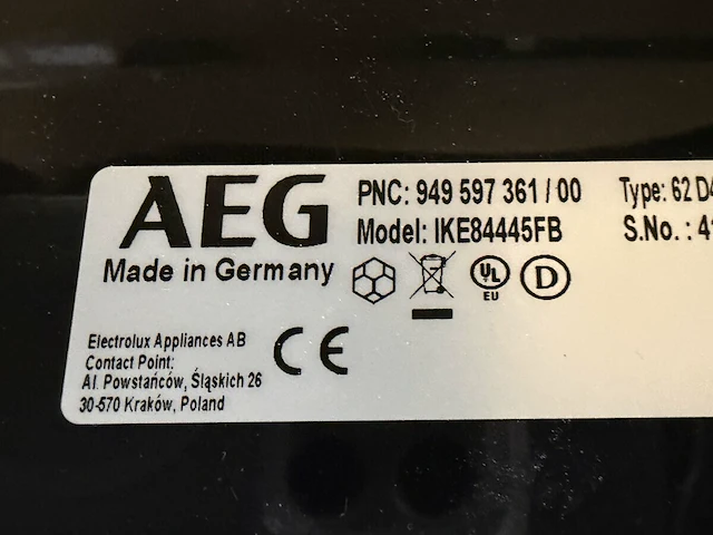 Aeg inductiekookplaat - afbeelding 4 van  4