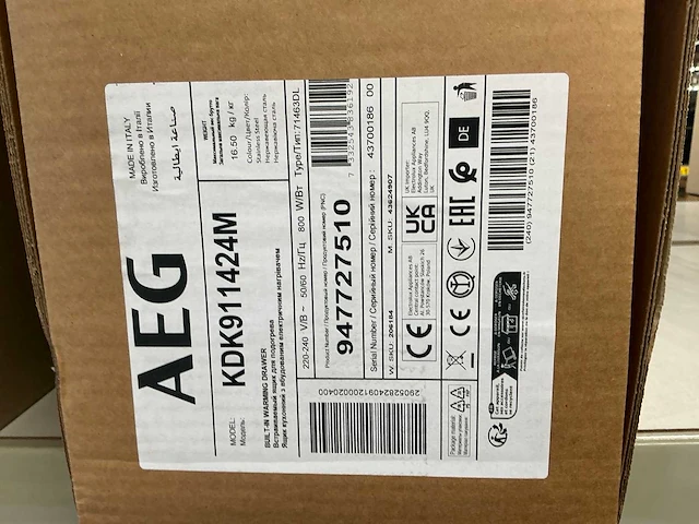 Aeg kdk911424m warmhoudlade - afbeelding 3 van  3