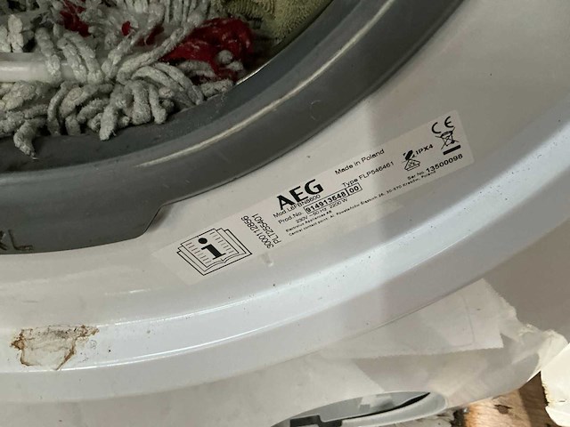 Aeg l6fbn8600 wasmachine - afbeelding 5 van  5