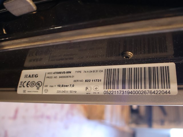 Aeg oven met kookplaat - afbeelding 6 van  9