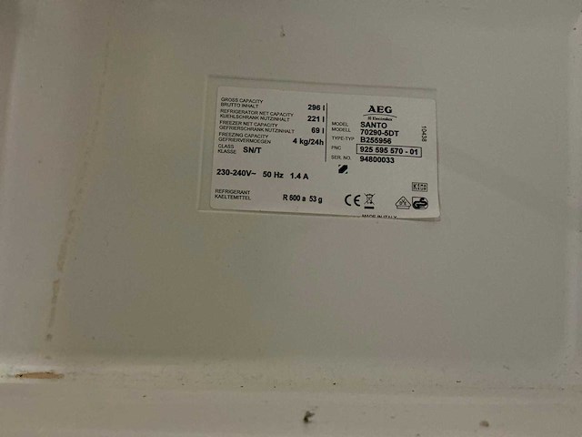 Aeg santo koelkast - afbeelding 4 van  4