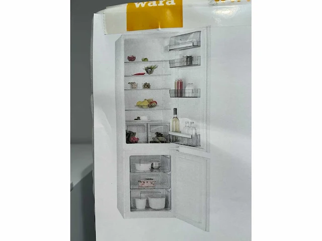 Aeg sce618f3ls inbouw combi-koelkast - afbeelding 2 van  4