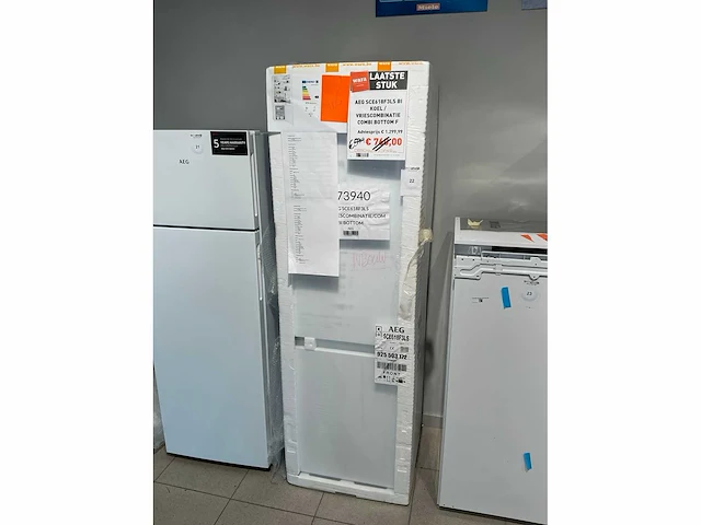 Aeg sce618f3ls inbouw combi-koelkast - afbeelding 4 van  4