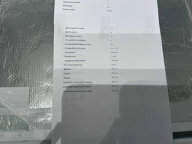 Aeg sfb682e1af inbouw koelkast met vriesvak - afbeelding 8 van  8