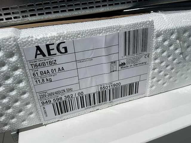 Aeg ti64ib1biz inductiekookplaat - afbeelding 4 van  5