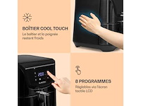 Aero vital deluxe airfryer 5l 1700w roestvrij staal zilver - afbeelding 4 van  5