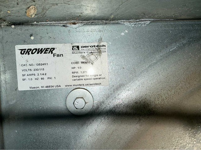 Aerotech grower fan ventilator (2x) - afbeelding 4 van  4