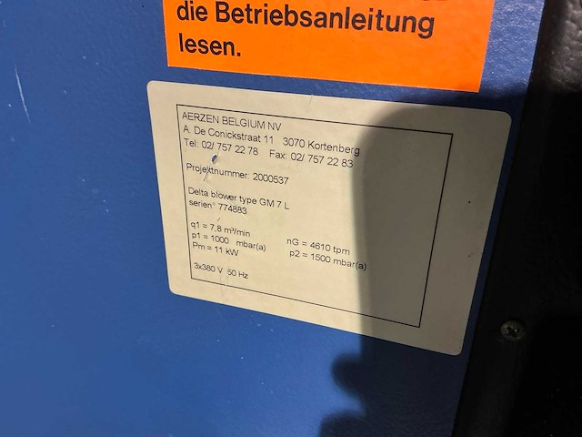 Aertzen delta gm7l blower - afbeelding 2 van  2