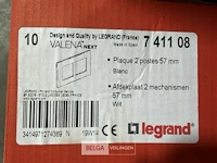 Afdekplaat legrand valena next (10 st/doos-6 dozen) - afbeelding 3 van  3