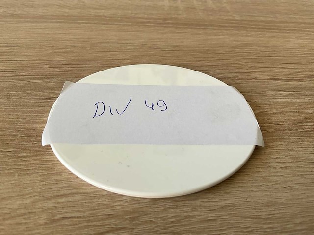 Afdekschijf (inlage) wit pp vr dk49 en pot venice 200ml overige verpakkingsmaterialen (12138x) - afbeelding 1 van  2