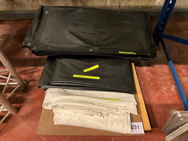 Afdekzeil (3x) - afbeelding 1 van  5