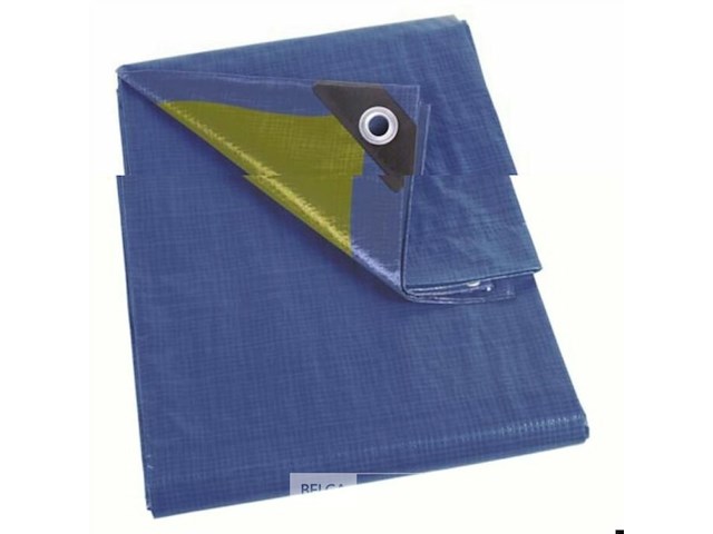 Afdekzeil tarpaulin 3 x 4 m, waterafstotend polyester 110 g/m² - afbeelding 1 van  6