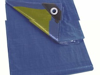 Afdekzeil tarpaulin 3 x 4 m, waterafstotend polyester 110 g/m² - afbeelding 2 van  6