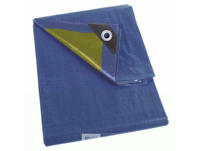 Afdekzeil tarpaulin 5 x 5 m, waterdicht polyester 70 g/m² - afbeelding 1 van  6