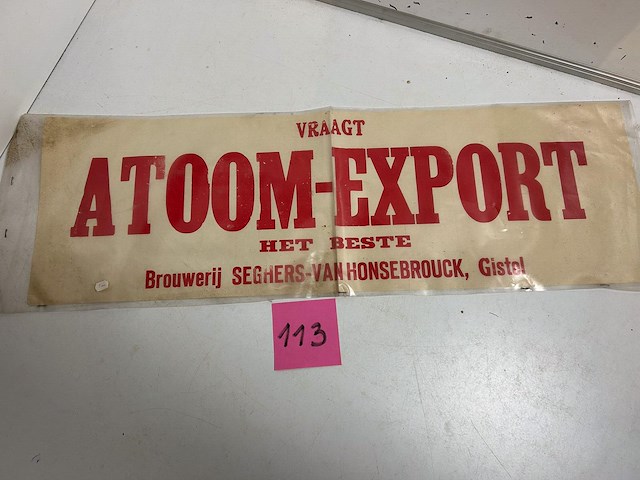 Affiche atoomexport - afbeelding 1 van  1