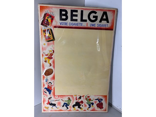 Affiche belga sigaretten 1936 - afbeelding 1 van  2