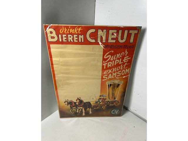 Affiche bieren cneut weelgem tel 169 - afbeelding 1 van  1
