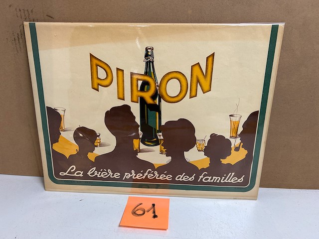 Affiche brouwerij piron - afbeelding 1 van  1