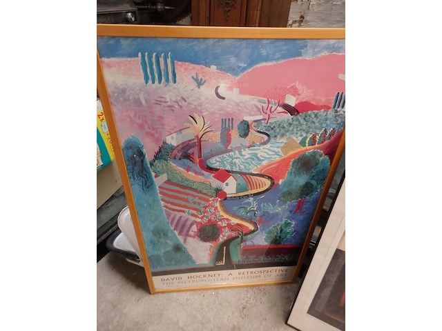 Affiche david hockney - afbeelding 1 van  2