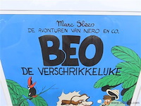 Affiche genummerd "beo de verschrikkelijke" marc sleen - afbeelding 2 van  5
