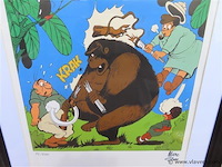 Affiche genummerd "beo de verschrikkelijke" marc sleen - afbeelding 3 van  5
