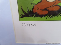 Affiche genummerd "beo de verschrikkelijke" marc sleen - afbeelding 5 van  5