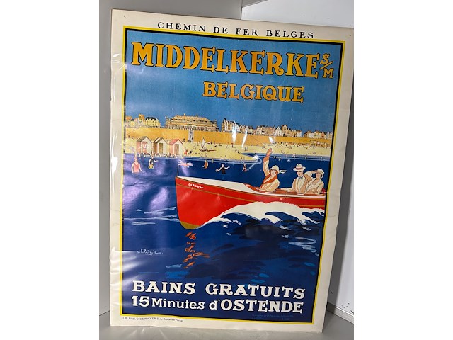 Affiche middelkerke - afbeelding 1 van  1