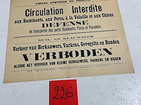 Affiche mond en klauwzeer - afbeelding 1 van  1