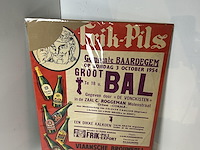 Affiche vlaamsche brouwerij lauwe 1953 - afbeelding 1 van  1