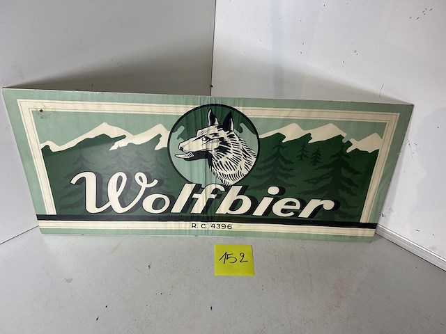 Affiche wolf bier - afbeelding 1 van  1