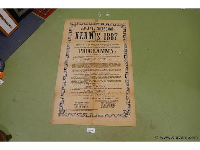 Affichte 1887 - afbeelding 1 van  1