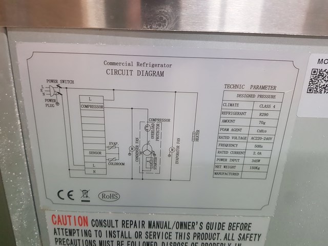 Afi collin lucy aa4pd-gc koelkast - afbeelding 20 van  20