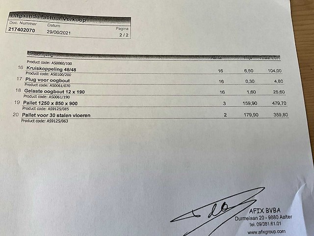 Afix grote partij steiger materiaal - afbeelding 3 van  10